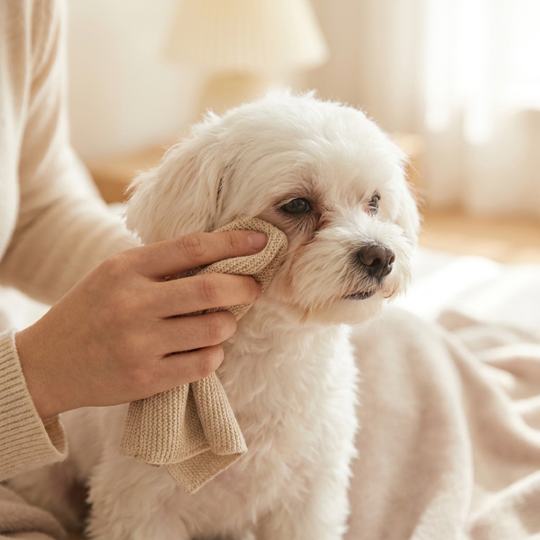 Tear stains: what you can clean, and what needs a vet