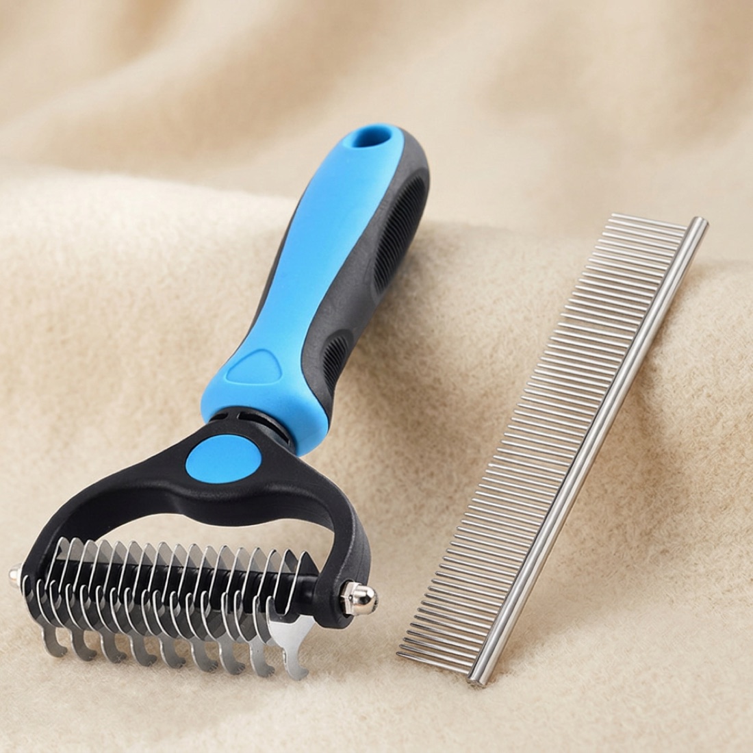 Dual-Sided Detangling & Deshedding Comb